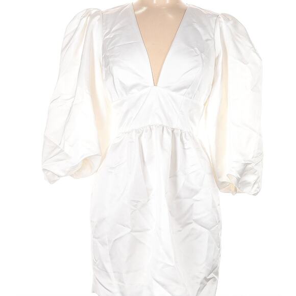 Reformation Dresses & Skirts - REFORMATION White Cocktail Dress Size 6 Weslan Dress - Ivory